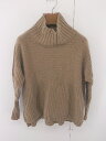 ◇ Sonny Label URBAN RESEARCH ハイネック サイドスリット 長袖 ニット プルオーバー サイズF ベージュ レディース E 【中古】(4)
