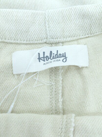 ◇ HOLIDAY ホリデイ サロペット オーバーオール アイボリー系 レディース E 【中古】