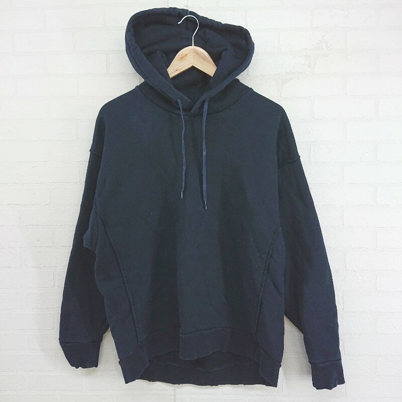 ◇ Mature Framework マチュール フレームワーク 長袖 パーカー ネイビー系 レディース E 【中古】