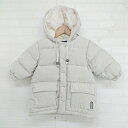 ◇ COMME CA DU MODE コムサデモード キッズ 子供服 長袖 中綿 ジャケット サイズ90 グレージュ レディース E 【中古】