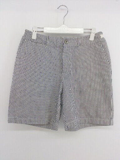 ◇ URBAN RESEARCH Sonny Label ストライプ ショート ハーフ パンツ サイズ38 ホワイト系 ブルー系 レディース P 【中古】 ◇ URBAN RESEARCH Sonny Label ストライプ ショート ハーフ パンツ サイズ38 ホワイト系 ブルー系 レディース P 【中古】