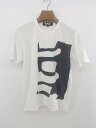 ◇ BLACK COMME des GARCONS AD2014 半袖 Tシャツ カットソー サイズS ホワイト ブラック系 メンズ P 【中古】