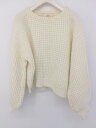 ◇ Another Edition アナザーエディション UNITED ARROWS 長袖 ニット セーター ベージュ系 レディース E 【中古】(4)