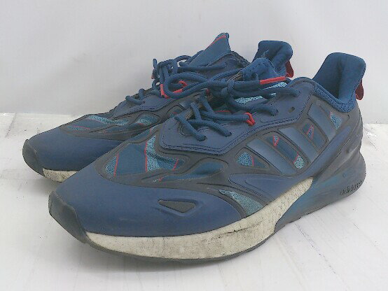 ◇ adidas ZX 2K BOOST 2.0 ZX 2K ブースト 2.0 GY3512 スニーカー シューズ サイズ28.5cm ネイビー メンズ E 【...