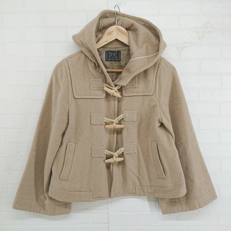 ◇ Maybook メイブック 長袖 ダッフル コート ベージュ レディース E 【中古】
