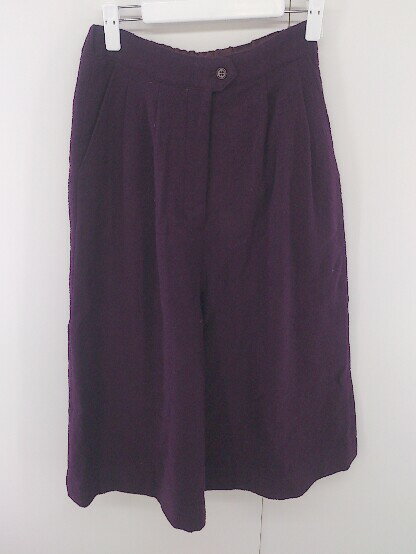 ◇ ◎ SARAHWEAR サラウェア ウール パンツ サイズ1 パープル系 レディース E 【中古】