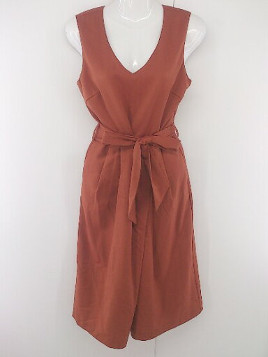 ◇ ◎ CECIL McBEE セシルマクビー ノースリーブ サロペット サイズM オレンジ系 レディース E 【中古】 ◇ ◎ CECIL McBEE セシルマクビー ノースリーブ サロペット サイズM オレンジ系 レディース E 【中古】