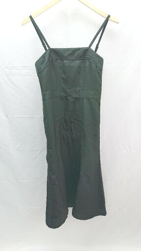 ◇ 新品 tiptop 肩調節 バックジップ 薄手 春夏物 ノースリーブ ロング丈 ワンピース サイズF ブラック系 レディース E 【中古】 ◇ 新品 tiptop 肩調節 バックジップ 薄手 春夏物 ノースリーブ ロング丈 ワンピース サイズF ブラック系 レディース E 【中古】