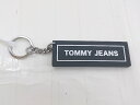 ◇ ◎ TOMMY HILFIGER トミーヒルフィガー TOMMY JEANS ロゴ キーホルダー ネイビー ホワイト系 レディース メンズ E 【中古】