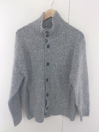 ◇ UNIQLO ユニクロ スフレヤーン ローゲージ 長袖 ニット カーディガン サイズL グレー メンズ P 【中古】のサムネイル