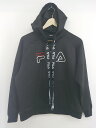 ◇ FILA フィラ 長袖 パーカー サイズM ブラック メンズ P 【中古】