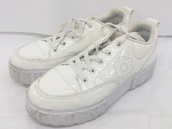 ◇ FILA フィラ SANDBLAST LOW X KIKO 水原希子 WFW20020-220 スニーカー シューズ サイズ 24.5 ホワイト レディース E 【中古】