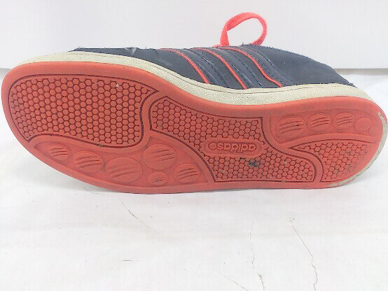 ◇ adidas アディダス Derby K Q38897 キッズ スニーカー シューズ サイズ 23 ネイビー オレンジ レディース メンズ E 【中古】