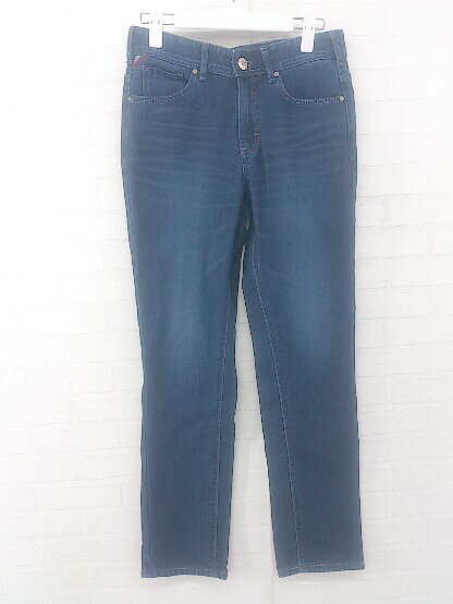◇ C-SEVENTEEN シーセブンティーン らくらく 快適 デニム ジーンズ パンツ サイズS ブルー系 レディース E 【中古】