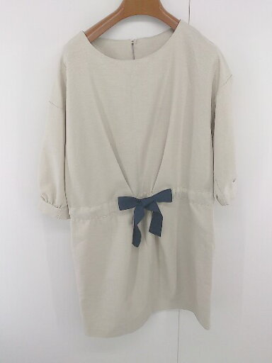 ◇ closet story クローゼットストーリー デザイン 長袖 ミニ チュニック ワンピース グレー系 レディース E 【中古】 ◇ closet story クローゼットストーリー デザイン 長袖 ミニ チュニック ワンピース グレー系 レディース E 【中古】