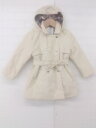 ◇ ◎ ZARA BabyGirl ザラ キッズ 子供服 フーディ 長袖 ブルゾン ジャンパー サイズ2/3 98 ライトベージュ レディース E 【中古】