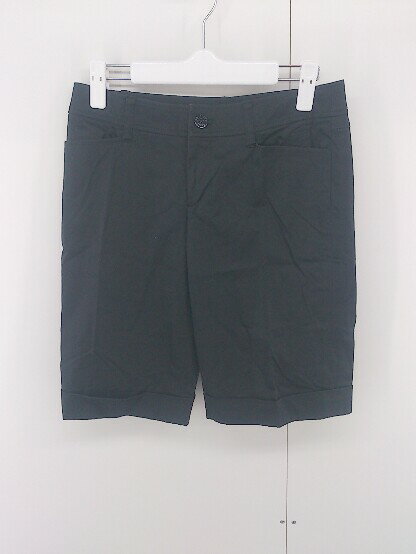 ◇ VICKY ビッキー シンプル マニッシュ ハーフ ショート パンツ サイズ 1 ブラック レディース E 【中古】
