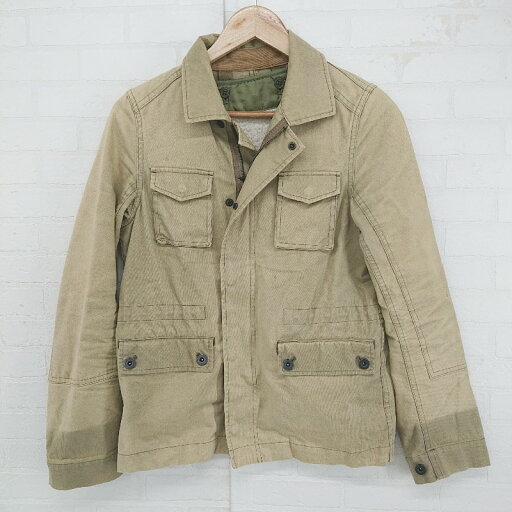 ◇ ◎ ADAM ET ROPE' アダムエロペ ライナー付 長袖 ミリタリー ジャケット サイズ38 カーキ レディース P 【中古】 ◇ ◎ ADAM ET ROPE' アダムエロペ ライナー付 長袖 ミリタリー ジャケット サイズ38 カーキ レディース P 【中古】