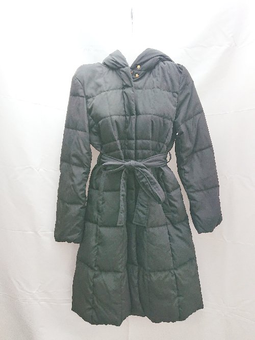 ◇ 美品 a.v.v フード スナップボタン収納 フェザー入り 長袖 中綿ダウンジャケット サイズM ...