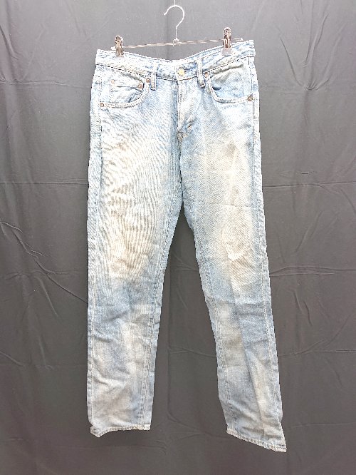 ◇ Cepo Denim セポ フロントボタン チャック 無地 デニム ジーンズ パンツ サイズM ライトブルー レディース E 【中古】