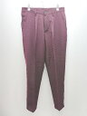 ◇ MONO-MART モノマート ハイウエスト 無地 ユニセックス パンツ サイズM パープル メンズ レディース E 【中古】