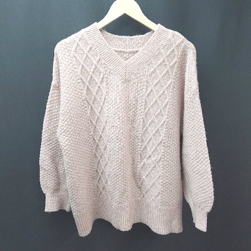 ◇ FELISSIMO フェリシモ Vネック 編み�