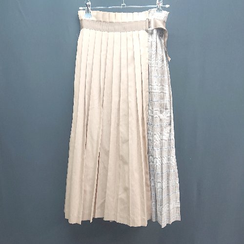 ◇ Swingle スウィングル チェック ガーリー ロング丈 プリーツ スカート サイズS ブラウン レディース E 【中古】 ◇ Swingle スウィングル チェック ガーリー ロング丈 プリーツ スカート サイズS ブラウン レディース E 【中古】