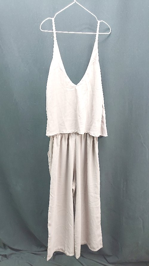 ◇ marvelos by Pierrot マーベラスバイピエロ セットアップ風 シンプル - オールインワン サイズM ブラウン レディース E 【中古】