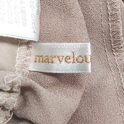 ◇ marvelos by Pierrot マーベラスバイピエロ セットアップ風 シンプル - オールインワン サイズM ブラウン レディース E 【中古】