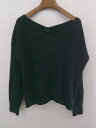 ◇ apart by lowrys アパートバイ ローリーズ Vネック シンプル 長袖 ニット セーター サイズF ブラック レディース E 【中古】(4)