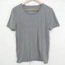 ◇ BANANA REPUBLIC バナナリパブリック SOFT WASH ロールネック 半袖 Tシャツ カットソー サイズM グレー系 メンズ E 【中古】