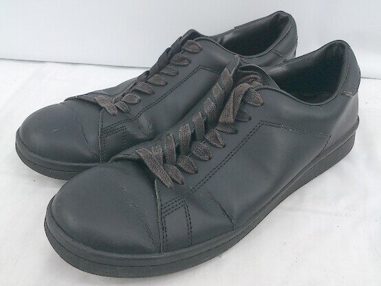 ◇ UNITED TOKYO ユナイテッド トウキョウ 訳あり レザー スニーカー シューズ サイズ 3 ブラック メンズ E 【中古】