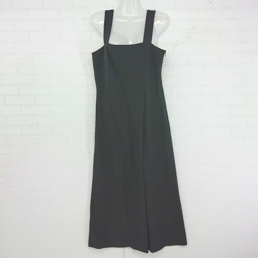 ◇ nano universe シンプル オトナ女子 着回し サロペット サイズ36 ブラック レディース E 【中古】 ◇ nano universe シンプル オトナ女子 着回し サロペット サイズ36 ブラック レディース E 【中古】