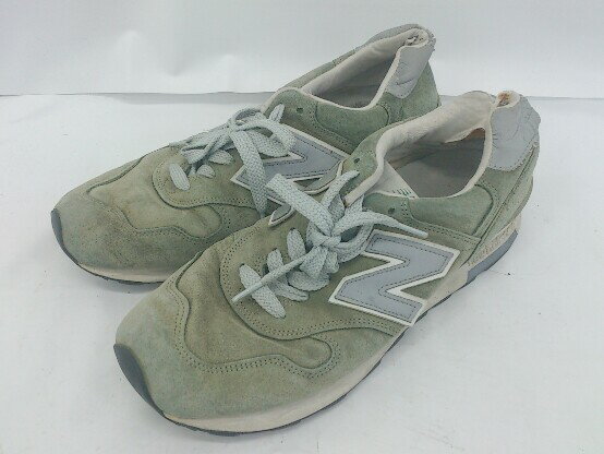 ◇ NEW BALANCE ニューバランス D M1400MG スニーカー シューズ サイズ27cm オリーブ メンズ E 【中古】