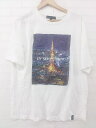 ◇ En serio TOKYO エンソリオ トーキョー グラフィック 半袖 Tシャツ カットソー サイズL ホワイト系 マルチ メンズ E 【中古】