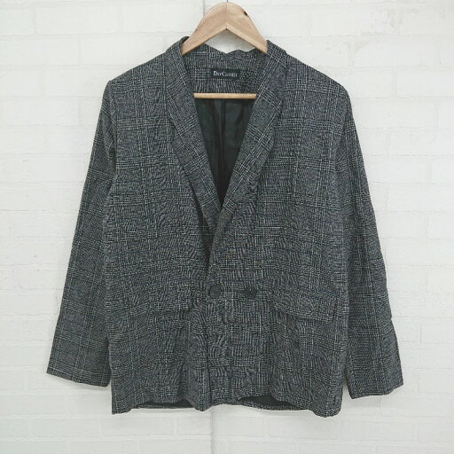 ◇ DAY CLOSET グレンチェック 薄手 ダブルボタン 長袖 ジャケット サイズ M ブラック ホワイト レディース E 【中古】 ◇ DAY CLOSET グレンチェック 薄手 ダブルボタン 長袖 ジャケット サイズ M ブラック ホワイト レディース E 【中古】