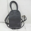 ◇ who's who Chico フーズフーチコ 巾着 ドッキング ミニ 2WAY ショルダー ハンド バッグ ブラック レディース E 【中古】