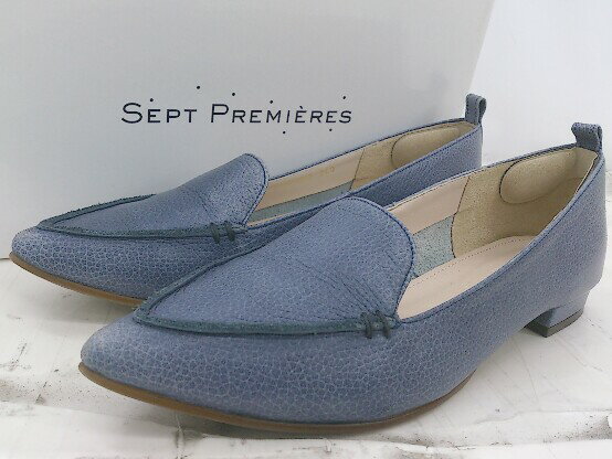 ◇ ◎ SEPT PREMIERES セットプルミエ 大人女子 パンプス サイズ24 ブルー レディース E 【中古】