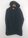 ◇ GLOBAL WORK グローバルワーク フーディ 通勤 通学 長袖 ジップアップ コート サイズM ネイビー レディース E 【中古】(4)