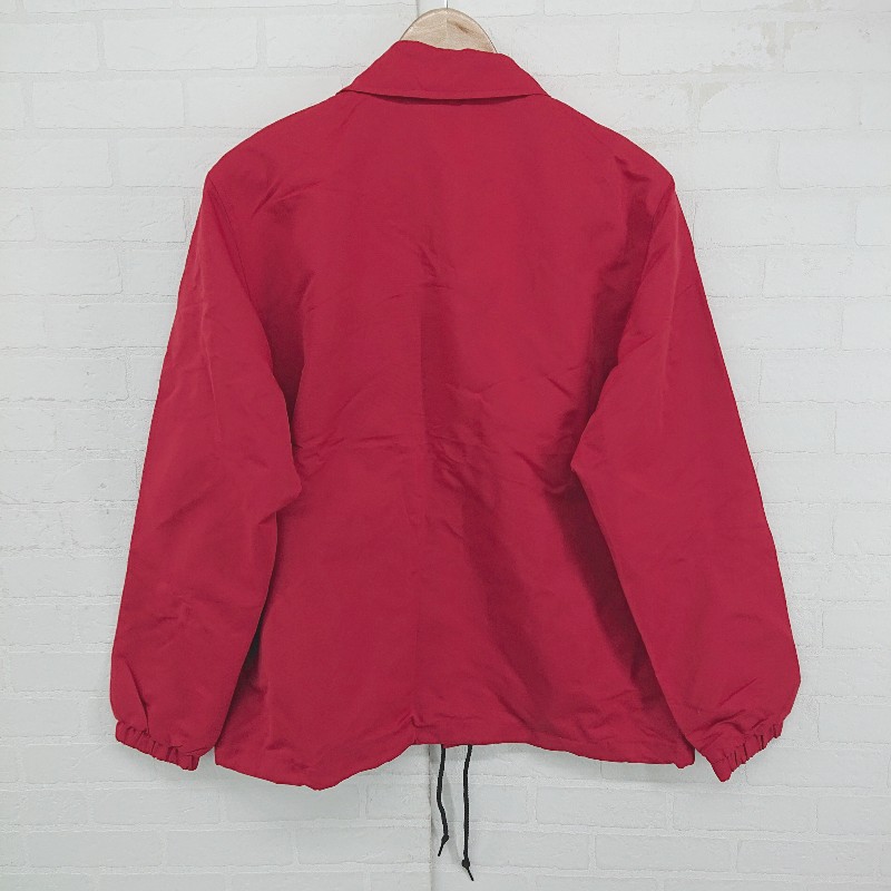 ◇ Beno ビーノ シンプル 長袖 コーチ ジャケット サイズM レッド メンズ E 【中古】