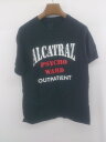 ◇ Port & Company プリント 半袖 Tシャツ カットソー ブラック メンズ E 【中古】
