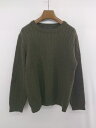 ◇ SENSE OF PLACE by URBAN RESEARCH ケーブルニット 長袖 セーター サイズL カーキ メンズ P 【中古】