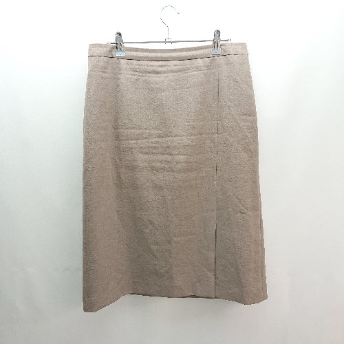 ◇ INDIVI コンシールファスナー 無地 シンプル 大人っぽい ひざ丈 タイト スカート 表記なし ブラウン系 レディース E 【中古】管理番号130721003009420230925ベースW/SM付属品無素材画像参照色ブラウン系サイ...