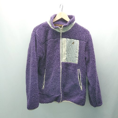 ◇ KANGOL フロントファスナー ポケットファスナー モコモコ素材 長袖 アウター サイズM パープル レディース E 【中古】 ◇ KANGOL フロントファスナー ポケットファスナー モコモコ素材 長袖 アウター サイズM パープル レディース E 【中古】