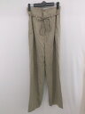 ◇ ◎ DRESSLAVE ドレスレイブ シンプル オフィス系 パンツ サイズ36 ベージュ レディース P 【中古】