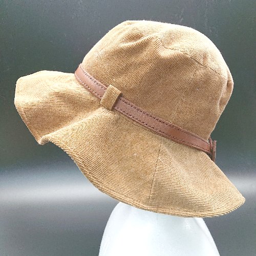 ◇ BEAMS ビームス コットン100% 大人カジュアル 秋冬向け バケットハット ブラウン 表記なし メンズ E 【中古】