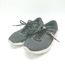 ◇ NIKE ナイキ 908999-011 メッシュ素材 軽量 スポーツ ランニングシューズ サイズ24.5 ブラック系 パープル レディース E 【中古】