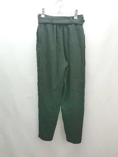 ◇ ◎ ELENORE エレノア バックウエストゴム サイドジップ モード系 パンツ サイズXS ブラック レディース E 【中古】