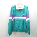 ◇ FILA フィラ ジップアップ ポリエステル素材 スポーティー 長袖 スポーツウェア サイズL グリーン メンズ E 【中古】