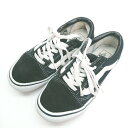 ◇ VANS ULTRACUSH 556436-0001 靴紐あり スニーカー サイズ22.5 ブラック/ホワイト レディース E 【中古】